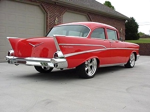 1957 CHEVY 210 POST 