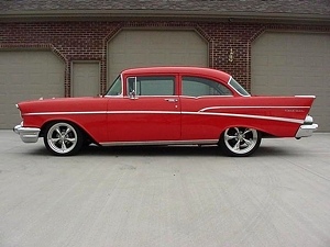 1957 CHEVY 210 POST 