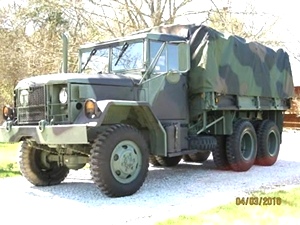 1971 M35A2C American General, 2 1/2 ton Cargo with Ammo Trailer