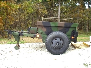 1971 M35A2C American General, 2 1/2 ton Cargo with Ammo Trailer