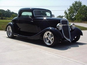 1934 FORD 3W COUPE
